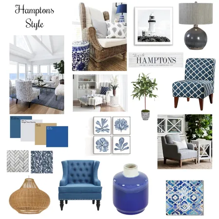 Hamptons Style Mood Board Interior Design Mood Board by sashleysutton@comcast.net on Style Sourcebook