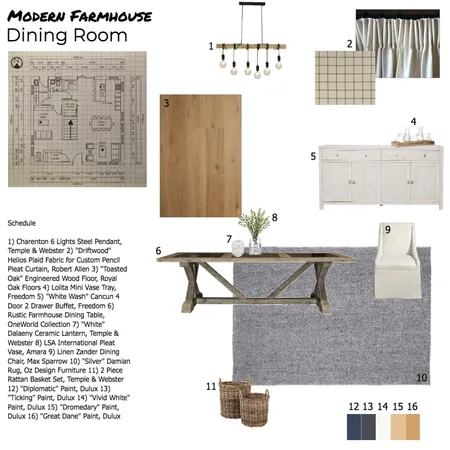 Dining Room Sample Board Interior Design Mood Board by georgiacampbell on Style Sourcebook