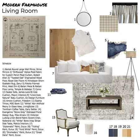 Living Room Sample Board Interior Design Mood Board by georgiacampbell on Style Sourcebook