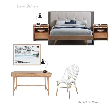 Tunde's bedroom Interior Design Mood Board by Accent on Colour on Style Sourcebook
