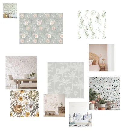 wallpaper Interior Design Mood Board by Chamelle Designs on Style Sourcebook