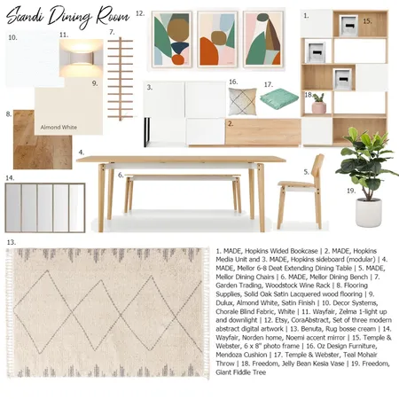 Dining room mod10 Interior Design Mood Board by daisy.roberts1 on Style Sourcebook