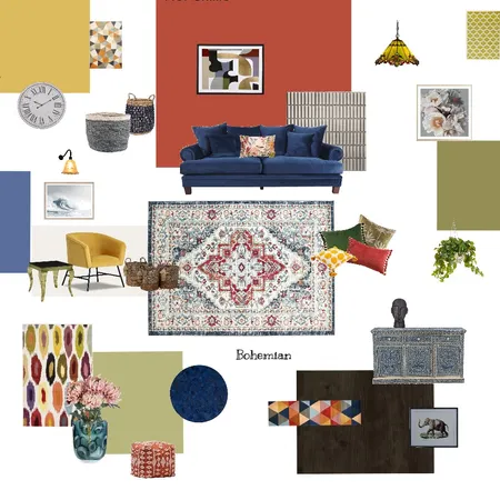 Bohemian Interior Design Mood Board by C. on Style Sourcebook