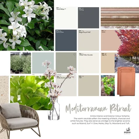 Mediterranean Retreat Interior Design Mood Board by mlg85 on Style Sourcebook