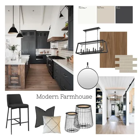 Modern Farmhouse Interior Design Mood Board by BCimino on Style Sourcebook