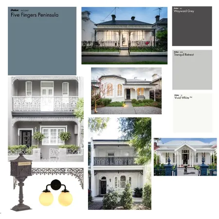 Exterior Colour Scheme Interior Design Mood Board by Gemmabell on Style Sourcebook