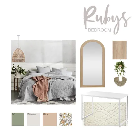 Teen Girls Bedroom Interior Design Mood Board by Holly Castle on Style Sourcebook