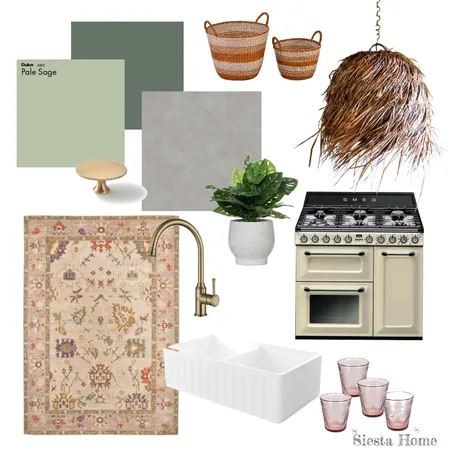Boho Kitchen Interior Design Mood Board by Siesta Home on Style Sourcebook