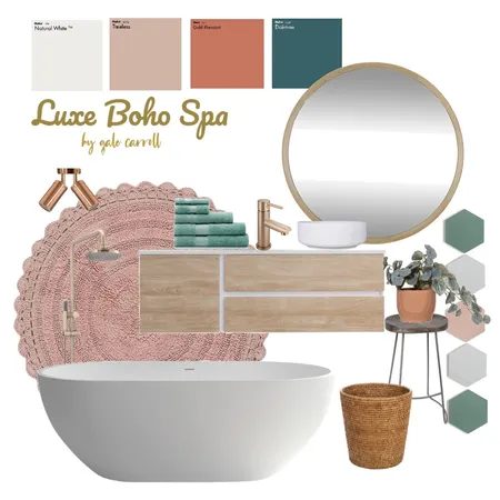 Luxe Boho Spa Interior Design Mood Board by Gale Carroll on Style Sourcebook