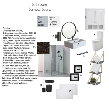bathroom 9 Interior Design Mood Board by emmvan_ on Style Sourcebook