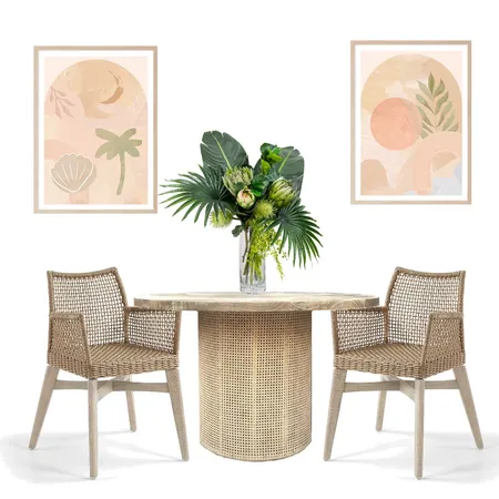 Coastal Boho Dining Interior Design Mood Board by Simplestyling on Style Sourcebook