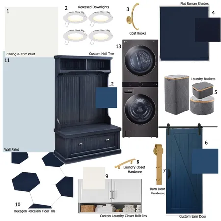 Mudroom/Laundry Sample Board Interior Design Mood Board by stylized on Style Sourcebook