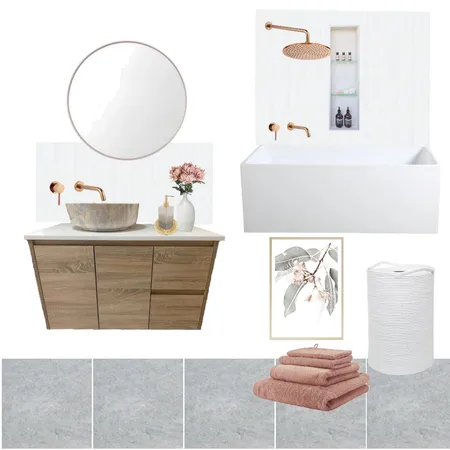 main bathroom rose Interior Design Mood Board by smaddick90 on Style Sourcebook