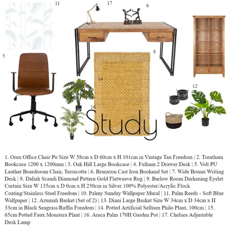 Study Interior Design Mood Board by Marwill on Style Sourcebook