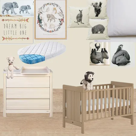 Nursery 2 - neutral room Interior Design Mood Board by Freyja Giese on Style Sourcebook