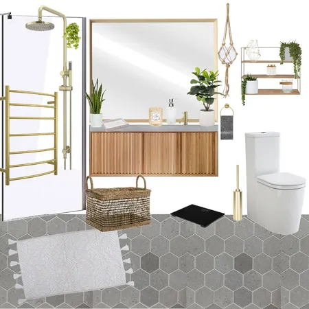 Master Bath Interior Design Mood Board by Anna on Style Sourcebook