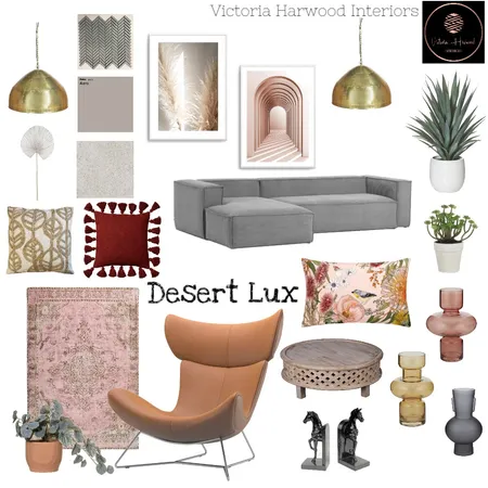 Desert Lux Interior Design Mood Board by Victoria Harwood Interiors on Style Sourcebook