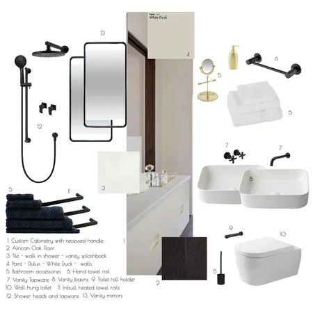 Ass 10 Master Ensuite Interior Design Mood Board by KG on Style Sourcebook