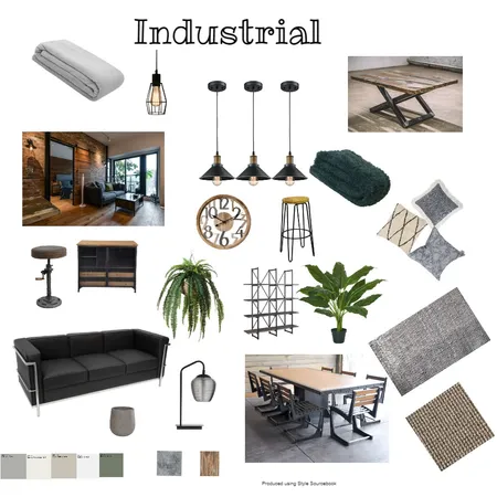 Industrial Interior Design Mood Board by mwalker on Style Sourcebook