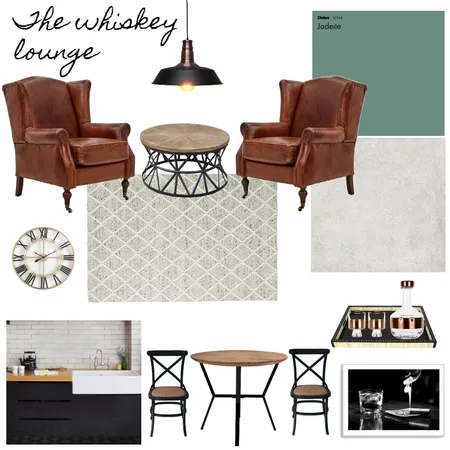 The whiskey lounge Interior Design Mood Board by WilgaInteriors on Style Sourcebook