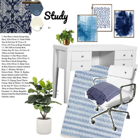 study Interior Design Mood Board by peri on Style Sourcebook