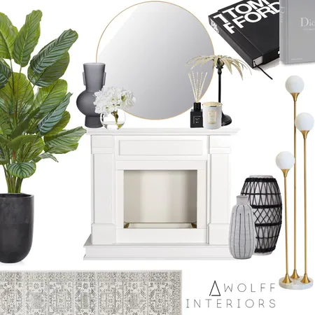 Mantle Styling Interior Design Mood Board by awolff.interiors on Style Sourcebook