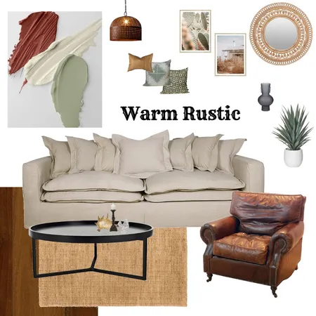 Warm Rustic Interior Design Mood Board by BillieTrent on Style Sourcebook