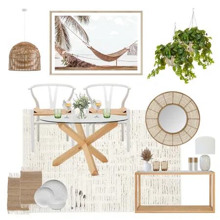 Coastal dining room Interior Design Mood Board by Happy Nook Interiors on Style Sourcebook