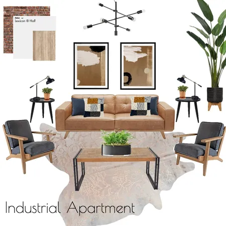 Industrial Apartment Interior Design Mood Board by Madeline Campbell on Style Sourcebook