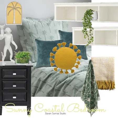 Sunny Coastal Bedroom Interior Design Mood Board by Manea Interiors on Style Sourcebook