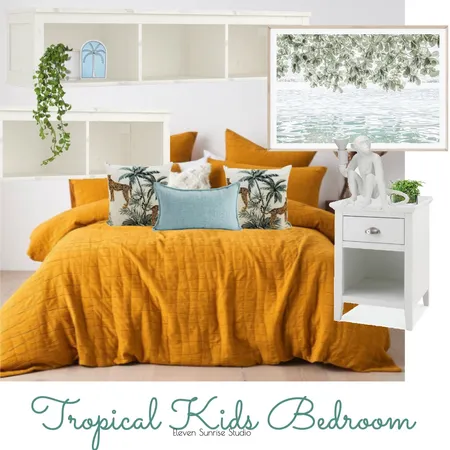 Tropical kids Bedroom Interior Design Mood Board by Manea Interiors on Style Sourcebook