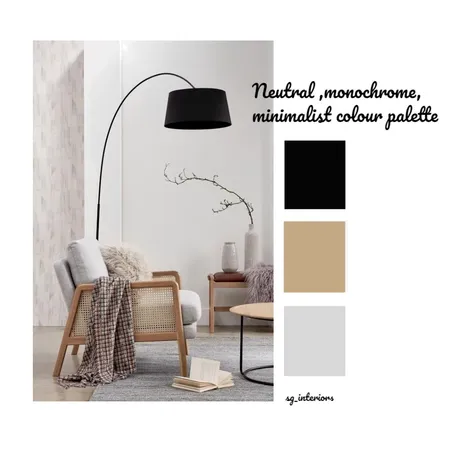 monochrome Interior Design Mood Board by sginteriors on Style Sourcebook