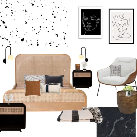 contemporary bedroom Interior Design Mood Board by farmehtar on Style Sourcebook