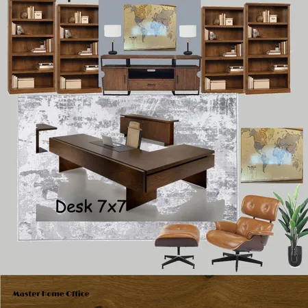Kandar master home office Interior Design Mood Board by boczons@comcast.net on Style Sourcebook