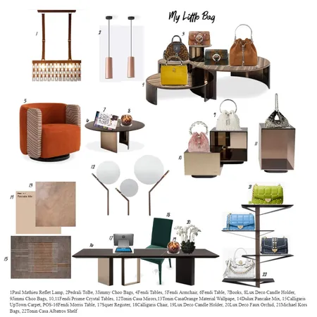 My Little Bag - Irina Interior Design Mood Board by Irina Barac on Style Sourcebook