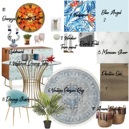 Dining Interior Design Mood Board by Karen Lucchese on Style Sourcebook