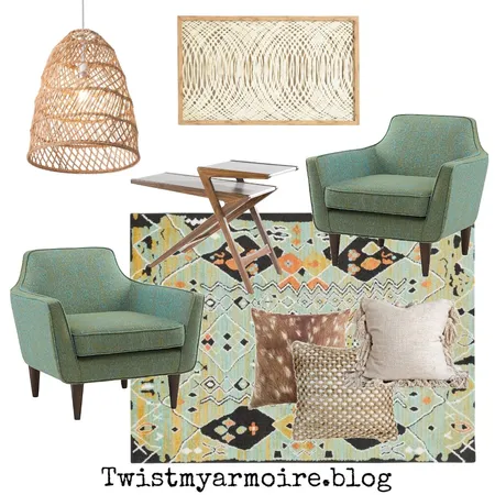 Double Chairs Interior Design Mood Board by Twist My Armoire on Style Sourcebook