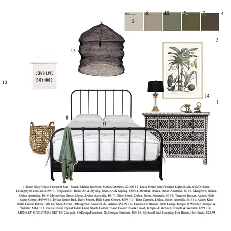 BOYS ROOM INSPIRATION Interior Design Mood Board by Caley Ashpole on Style Sourcebook