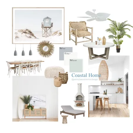 Coastal Home Moodboard Interior Design Mood Board by Lisa McLean Studio on Style Sourcebook