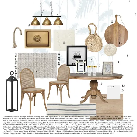 OPEN PLAN KITCHING & DINING INSPIRATION Interior Design Mood Board by Caley Ashpole on Style Sourcebook