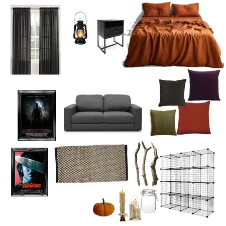 Spooky Chic1 Interior Design Mood Board by jackeen on Style Sourcebook