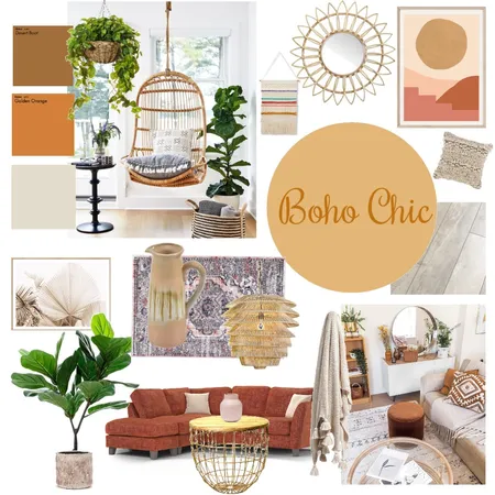 Boho Chic Interior Design Mood Board by Imagine Interiors on Style Sourcebook