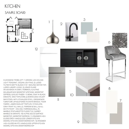NICOLA FISHER MODULE 9 - KITCHEN Interior Design Mood Board by Nicola Fisher on Style Sourcebook