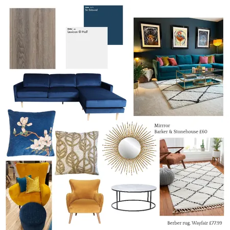 Living Room Interior Design Mood Board by Catherine Wright on Style Sourcebook