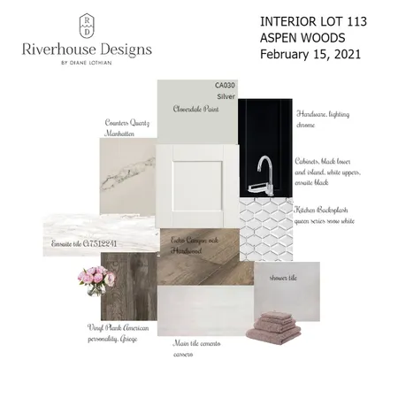 LOT 113 INTERIOR ASPEN WOODS Interior Design Mood Board by Riverhouse Designs on Style Sourcebook