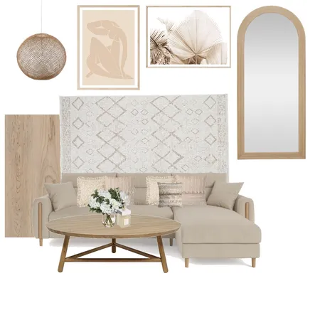 Beige Living Space Interior Design Mood Board by Spaces By Jasleen on Style Sourcebook