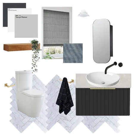 Module9 WC Interior Design Mood Board by Luna & Co Interiors on Style Sourcebook