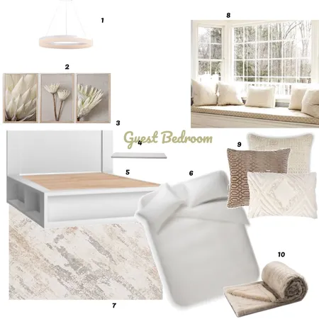 Guest Room Moodboard Interior Design Mood Board by nazrana786 on Style Sourcebook