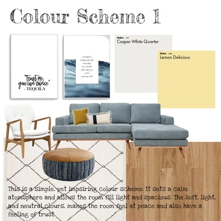 Colour Scheme 1 Interior Design Mood Board by Paris on Style Sourcebook