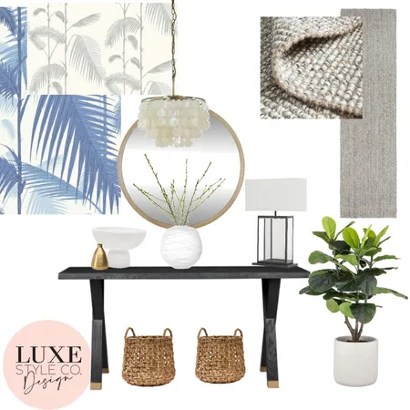 Entrance Hall and Corridor Interior Design Mood Board by Luxe Style Co. on Style Sourcebook